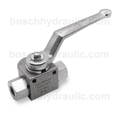 Ball Valve; 3-Way, 1-1/4 NPT-5075 PSI