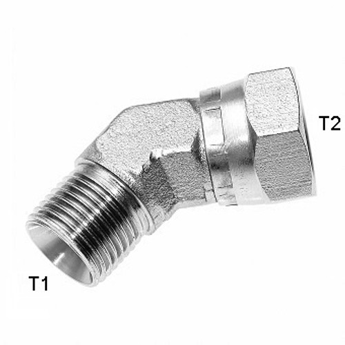 BSP M -10 X BSP F -10; 45° Elbow