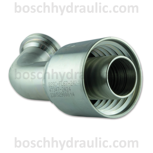 B2 SERIES: Hose -24 X CODE 61 -24; 67° Elbow