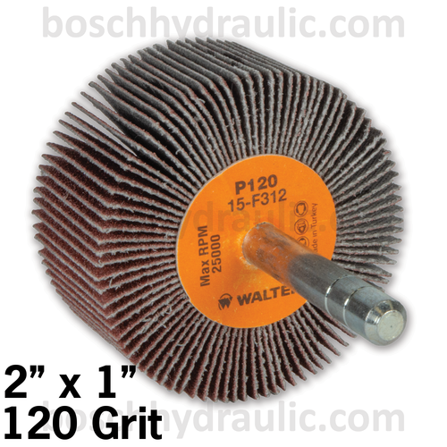2" X 1" FLAP WHEEL 120 GRIT