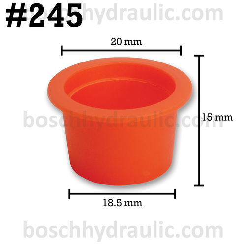 IND REF 245 TAPERED PLASTIC PLUG