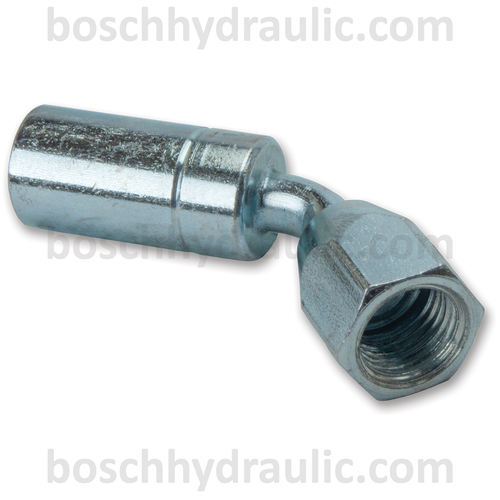 FITTING - 45° FEMALE SWIVEL 7/16" - 20 UNF 37° DOUBLE FLARE