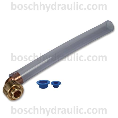 DRAIN HOSE 90 ELBOW 26 X 1.5 X 250MM