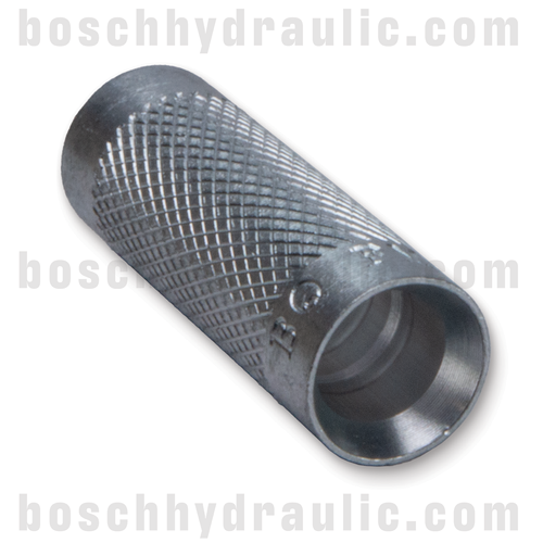 BRAIDED HOSE CRIMP SHELL INSERT - SILVER