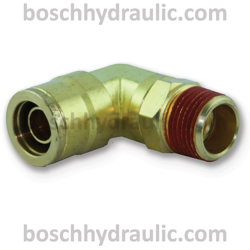 DOT PUSH-IN 90° SW -06 NPT M X -08 TUBE