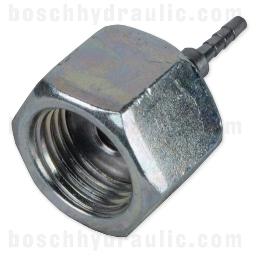 -06 ORFS FEMALE SWIVEL X PRESSURE TEST HOSE END