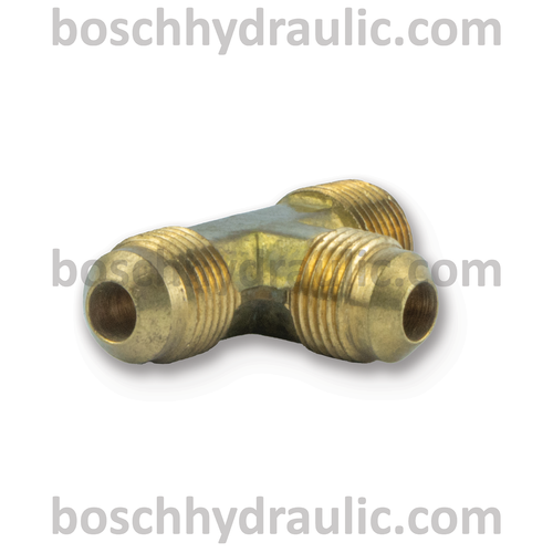 -06 NPT BRASS MP - SAE 45 BRANCH TEE