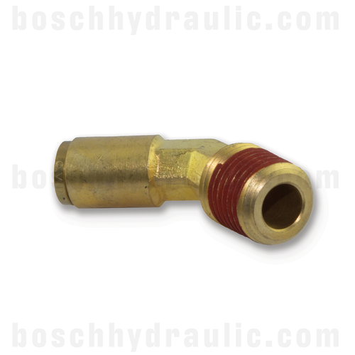 DOT PUSH-IN 45° -04 NPT M X -04 TUBE BRASS
