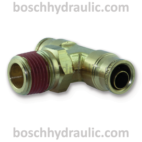 DOT PUSH-IN BRANCH TEE -08 NPT M X -08 T