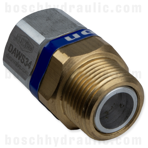 SINGLE PLANE FUEL SWIVEL 3/4" NPT F X 3/4" NPT M
