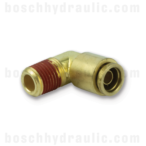 DOT PUSH-IN 90° -02 NPT M X -04 TUBE BRASS