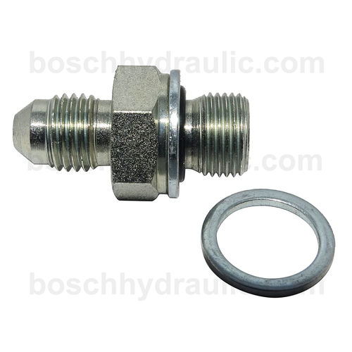DIN Male  08LL (M12X1.0 O-Ring Male) X JIC Male -04