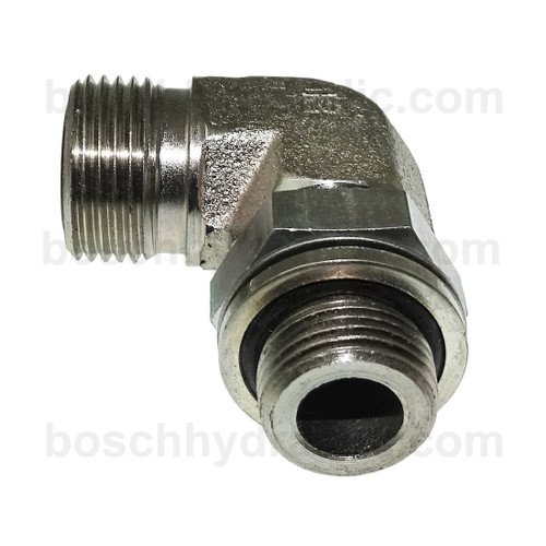 BSPP OR M -02 X ORFS M -04; 90° Elbow