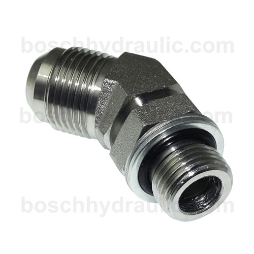 BSPP OR M -08 X JIC M -12; 45° Elbow