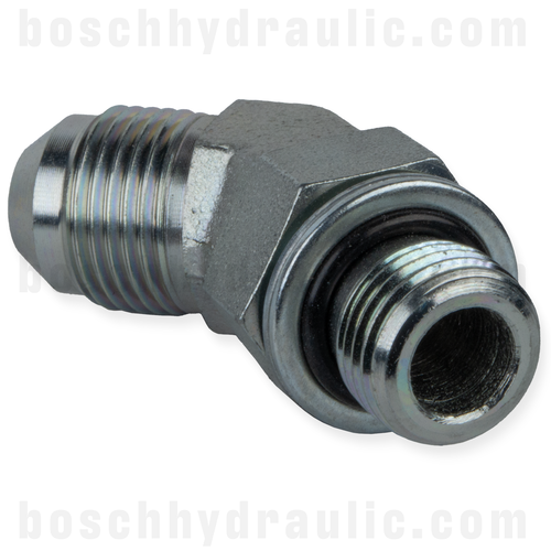 M18X1.5 METRIC PORT O-RING MALE X -10 JIC MALE 45°