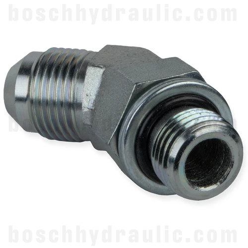 M22X1.5 METRIC PORT O-RING MALE X -10 JIC MALE 45°