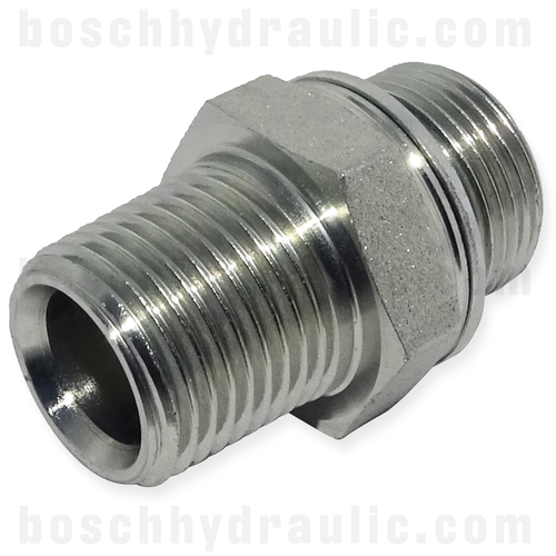 M18X1.5 METRIC PORT O-RING MALE X -08 NPT MALE
