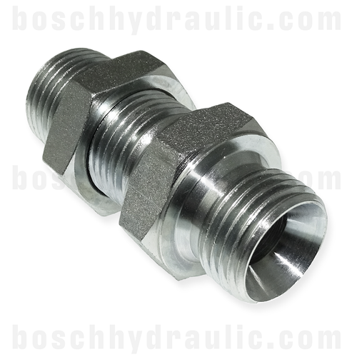 -06 BSP BULKHEAD MALE X -06 BSP MALE WITH LOCKNUT
