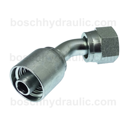 B2 SERIES: Hose -08 X JIC F -10; 45° Elbow