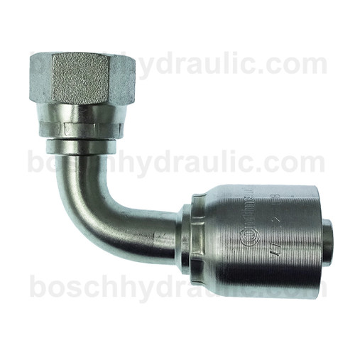 B2 SERIES: Hose -08 X JIC F -08; 90° Elbow