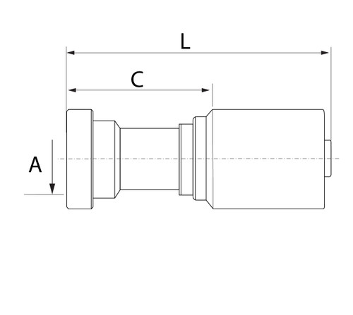 SG SERIES: Hose -10 X KOM. FLANGE -10