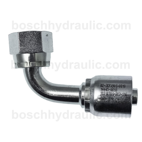 B2 SERIES: Hose -06 X JIC F -08; 90° Short Elbow