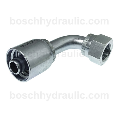 B2 SERIES: Hose -08 X JIC F -08; 90° Short Elbow