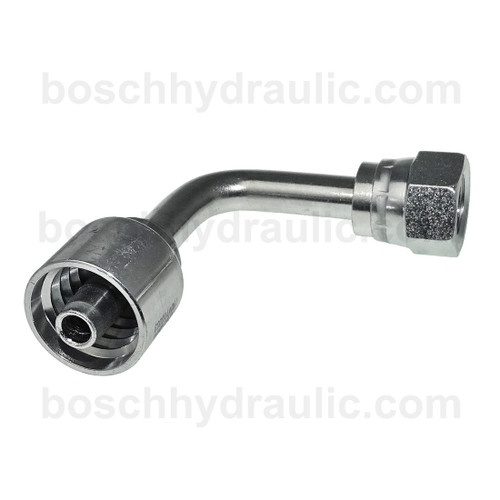 B2 SERIES: Hose -06 X SAE 45 F -06; 90° Long Elbow