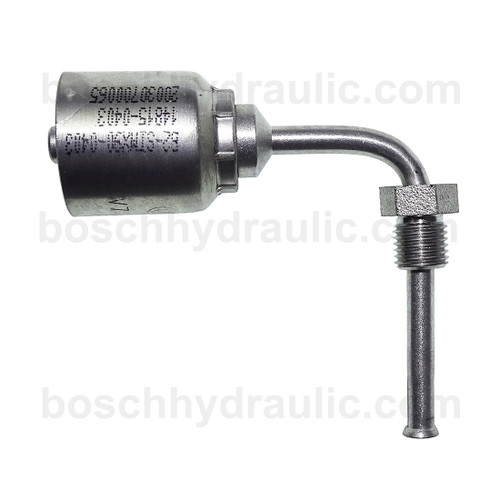 B2 SERIES: Hose -06 X INV FLARE M -05; 90° Elbow