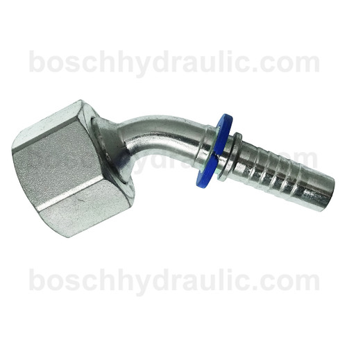 X SERIES: Hose -08 X ORFS F -12; 45° Elbow