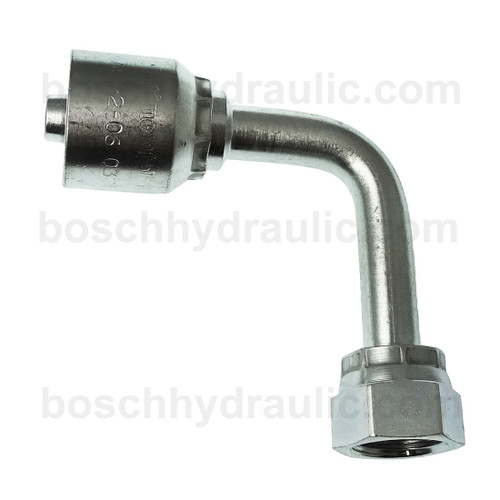 B2 SERIES: Hose -06 X ORFS F -06, 90° Long Elbow