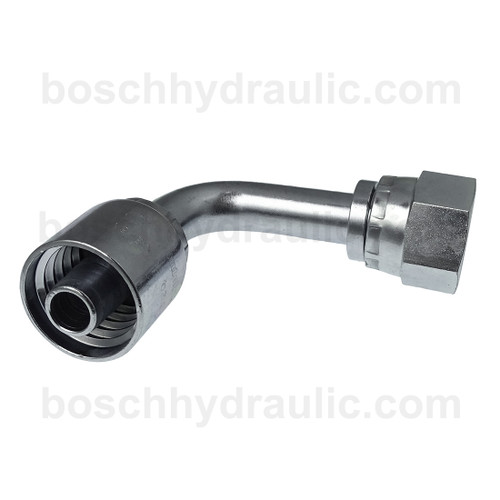 B2 SERIES: Hose -06 X JIC F -08; 90° Long Elbow