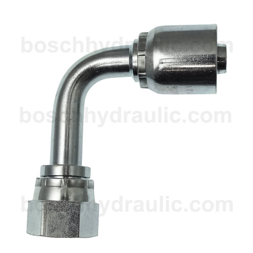 B2 SERIES: Hose -06 X JIC F -08; 90° Long Elbow