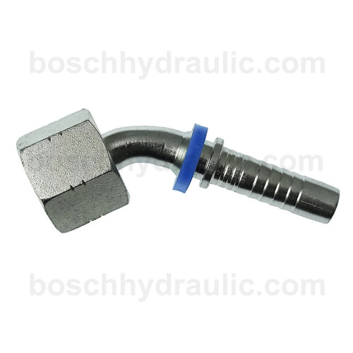 X SERIES: Hose -04 X ORFS F -06; 45° Elbow