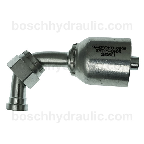 SG SERIES: Hose -10 X ORFS F -10; 90° Elbow