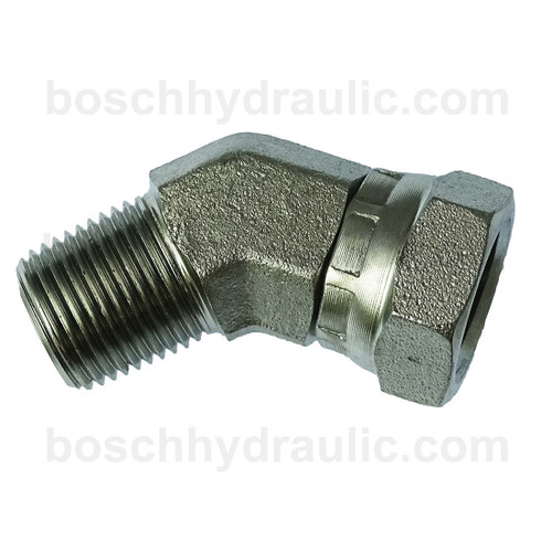 NPT M -06 X NPSM F -06; 45° Elbow
