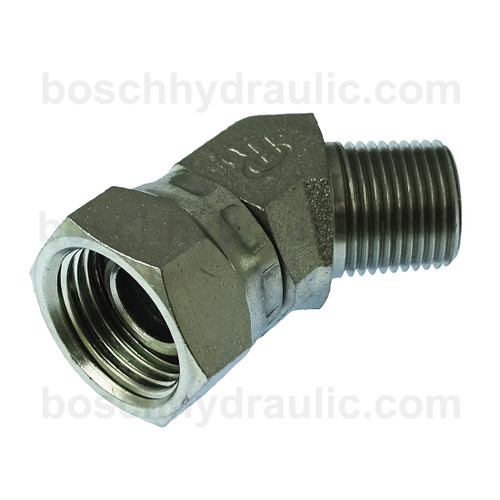 NPT M -06 X NPSM F -08; 45° Elbow