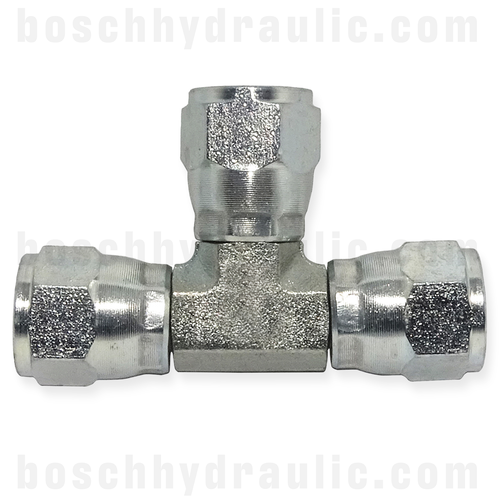 -06 JIC FEMALE SWIVEL BRANCH TEE