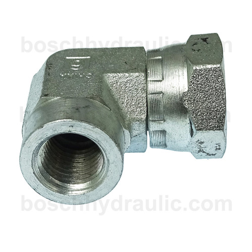 NPT F -04 X NPSM F -06; 90° Elbow