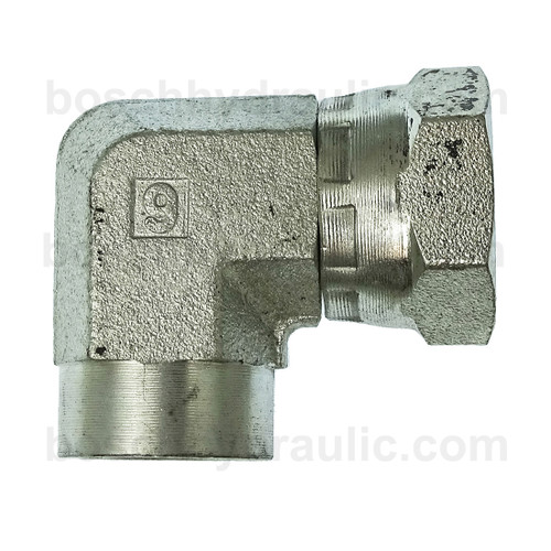 NPT F -04 X NPSM F -06; 90° Elbow