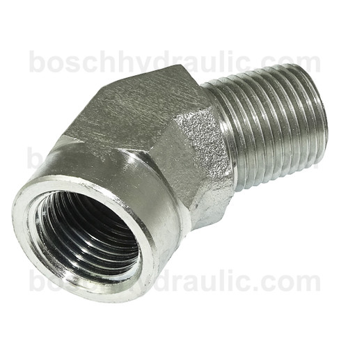 NPT M -02 X NPT F -02; 45° Elbow