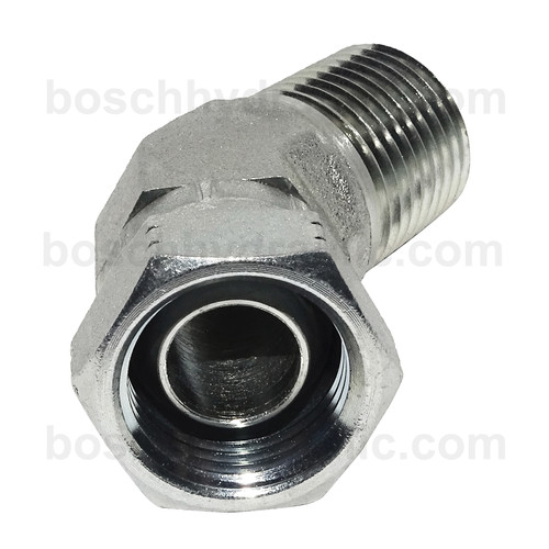 NPT M -12 X NPSM F -12; 45° Elbow