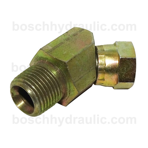 NPT M -16 X NPSM F -12; 45° Elbow