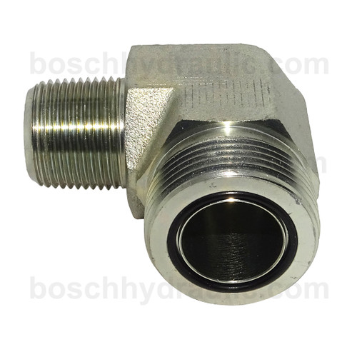 NPT M -12 X ORFS M -16; 90° Elbow