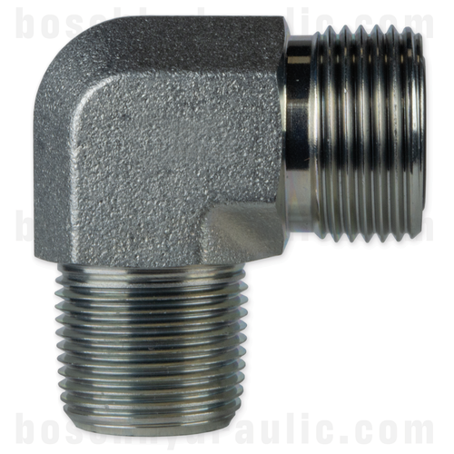 -12 NPT MALE X -16 ORFS MALE 90°