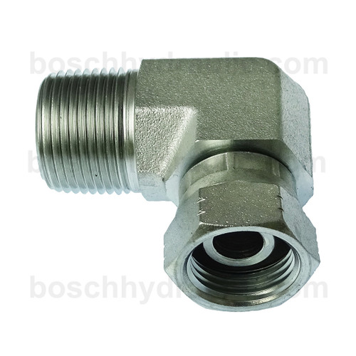 NPT M -12 X NPSM F -08; 90° Elbow