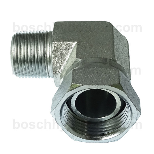 NPT M -12 X NPSM F -16; 90° Elbow