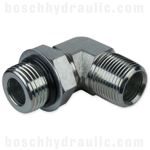 -06 ORB ADJUSTABLE MALE X -04 NPT MALE 90°