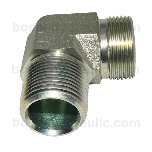 NPT M -24 X ORFS M -24; 90° Elbow