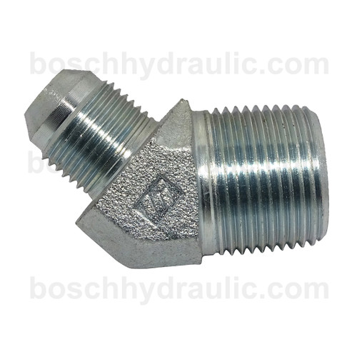 NPT M -12 X JIC M -08; 45° Elbow